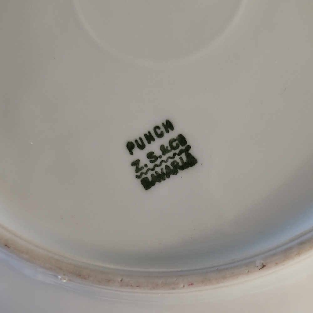Antique Bavarian Porcelain Dessert Plate - Picture 2 of 6